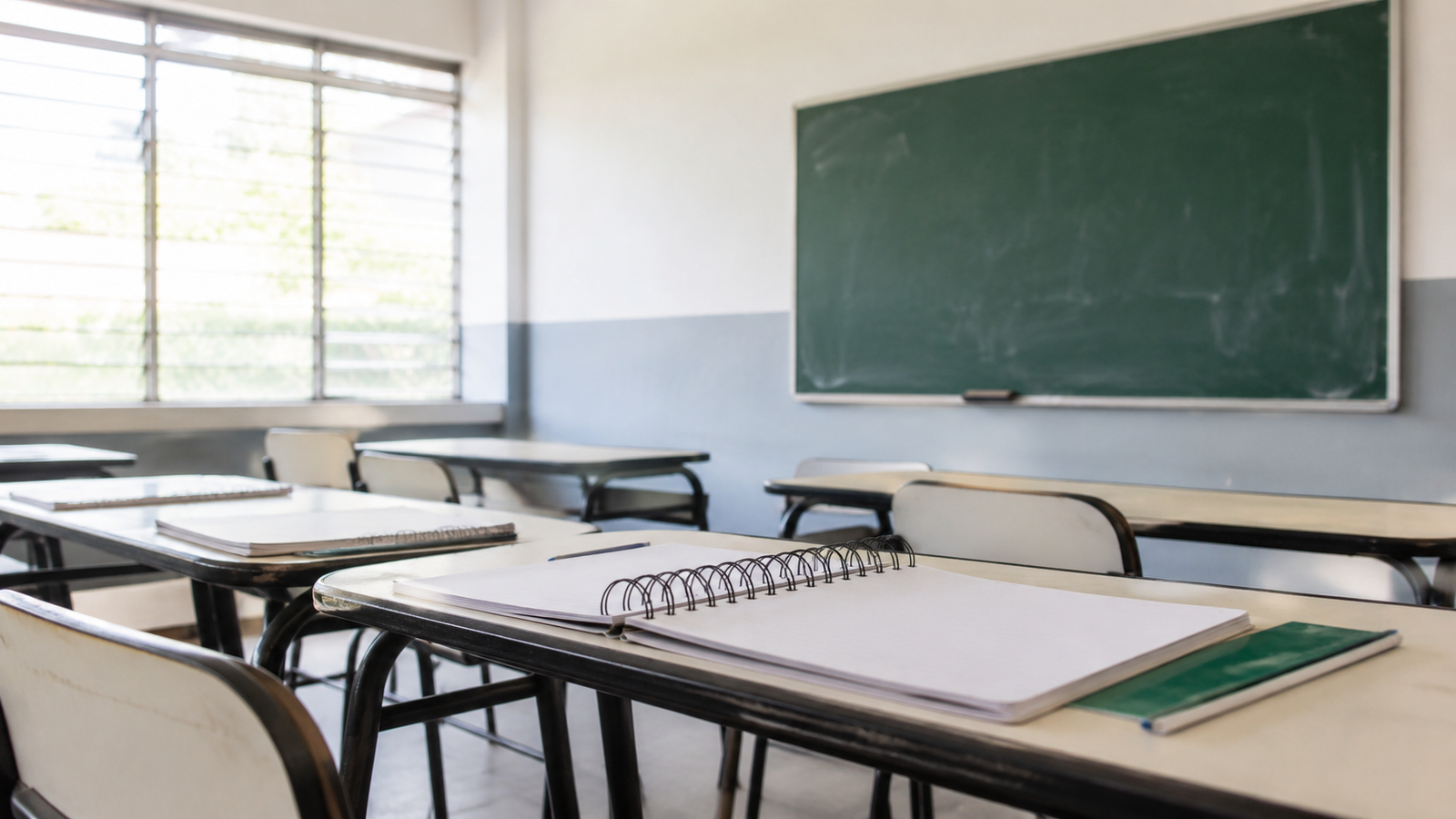 Aula docente en San Juan, imagen ilustrativa generada con IA.