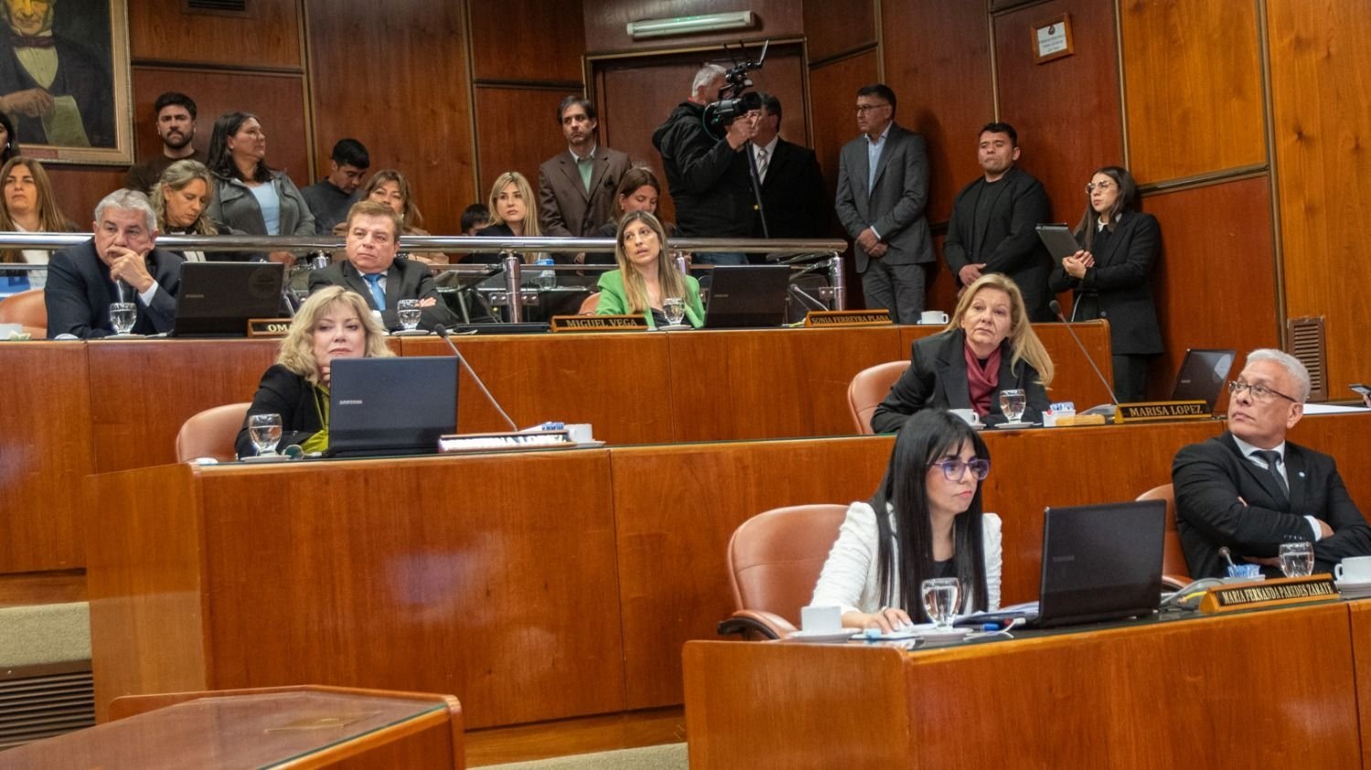 Cámara de Diputados de San Juan durante una sesión legislativa