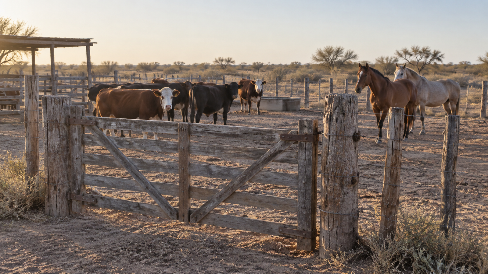 Sarmiento: denunciaron el robo de 11 vacas y cuatro caballos en San Carlos