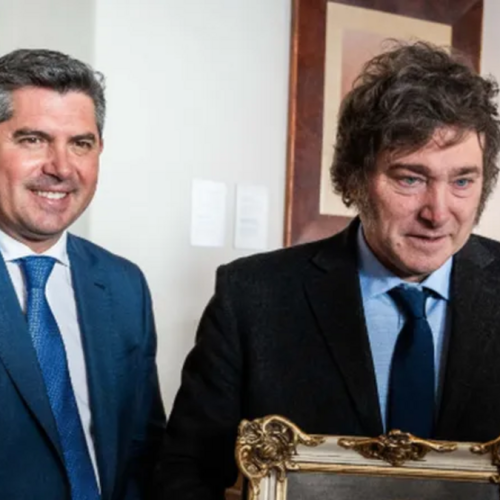 Orrego integraría la comitiva de Milei a París para promover inversiones