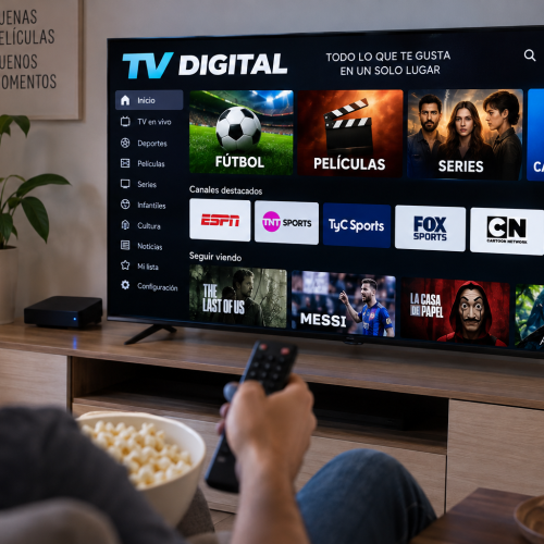 TV Digital llegó a Sarmiento: fútbol, películas, series y canales en vivo