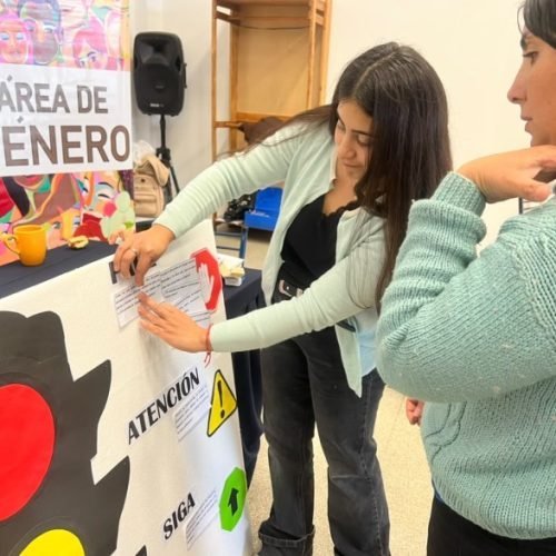Mujeres de Sarmiento participaron de una jornada para prevenir la violencia de género