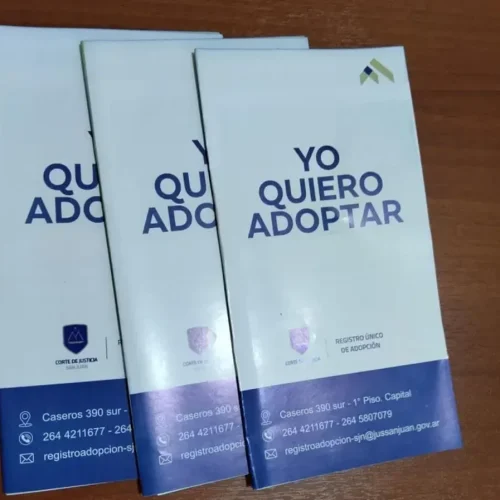 Imagen institucional sobre el proceso de adopción en San Juan.
