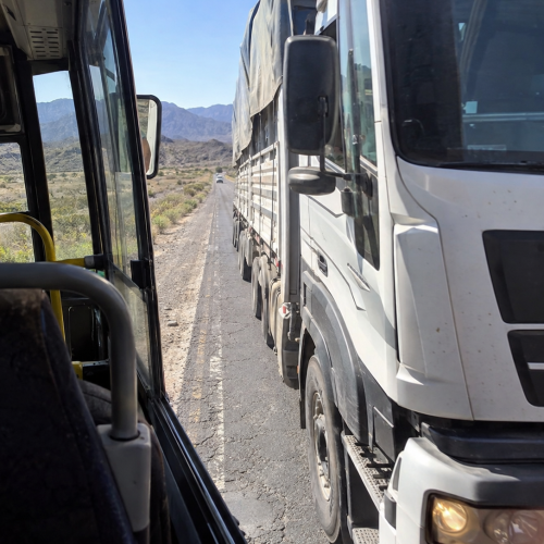 Los micros dejarán de parar en un tramo en el camino hasta San Carlos