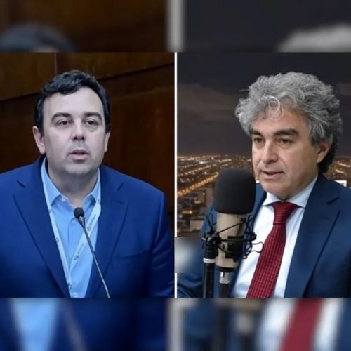 Emilio Baistrocchi y Marcelo Arancibia en imágenes combinadas