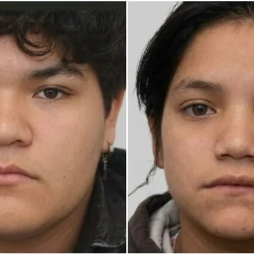 Fotos de búsqueda de las dos hermanas adolescentes difundidas por San Juan Te Busca