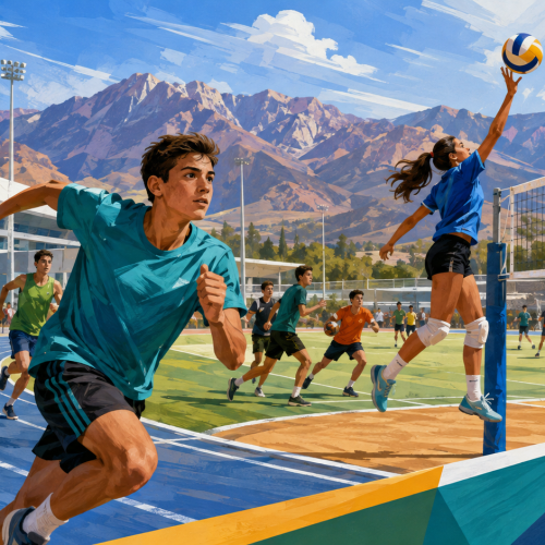 Deportistas sanjuaninos en los Juegos Evita — imagen ilustrativa generada con IA