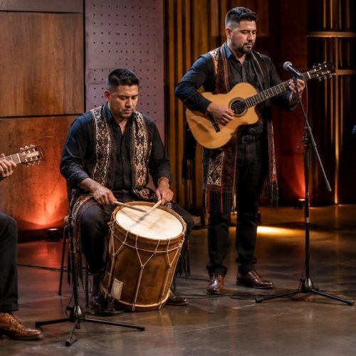 Música cuyana en televisión — imagen ilustrativa generada con IA