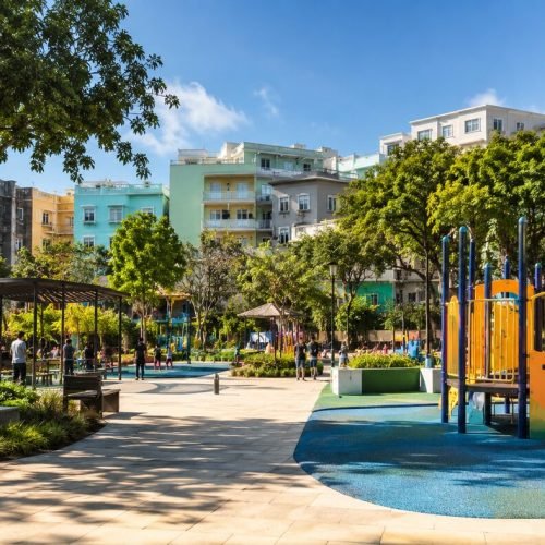 Parque Belgrano renovado — imagen ilustrativa generada con IA