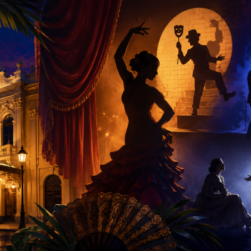 Cartelera del Teatro Sarmiento en San Juan — imagen ilustrativa generada con IA